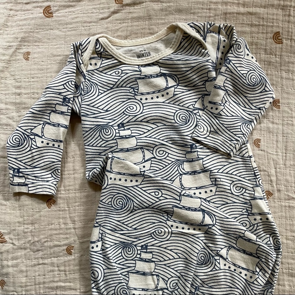 High Seas Print gown